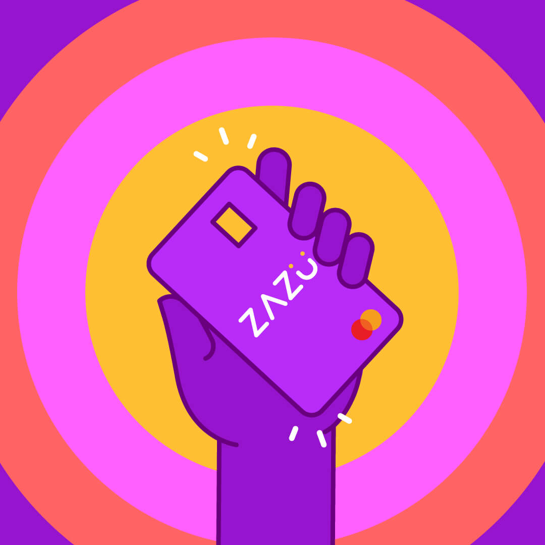 Zazu mastercard illustration